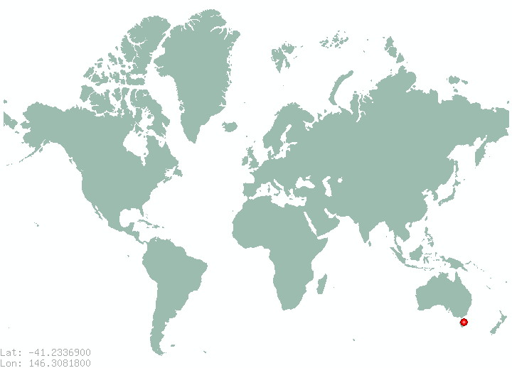 Eugenana in world map
