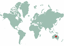 Indiana in world map