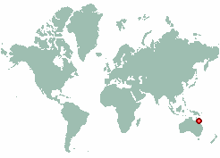 Cassowary in world map