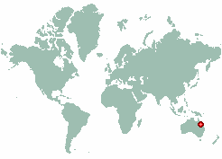 Charters Towers City in world map